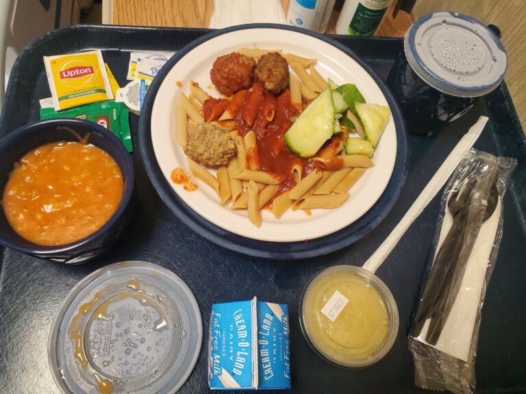 New York Hospital meal